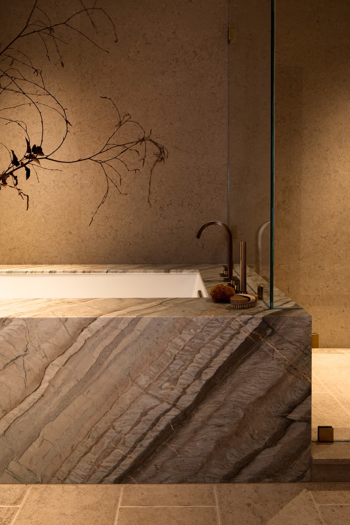 Nida Risto Interior Design in Jackson Hole designed a rustic elegance in the Slopeside Modern Project at Teton Village in Wilson, Wyoming.