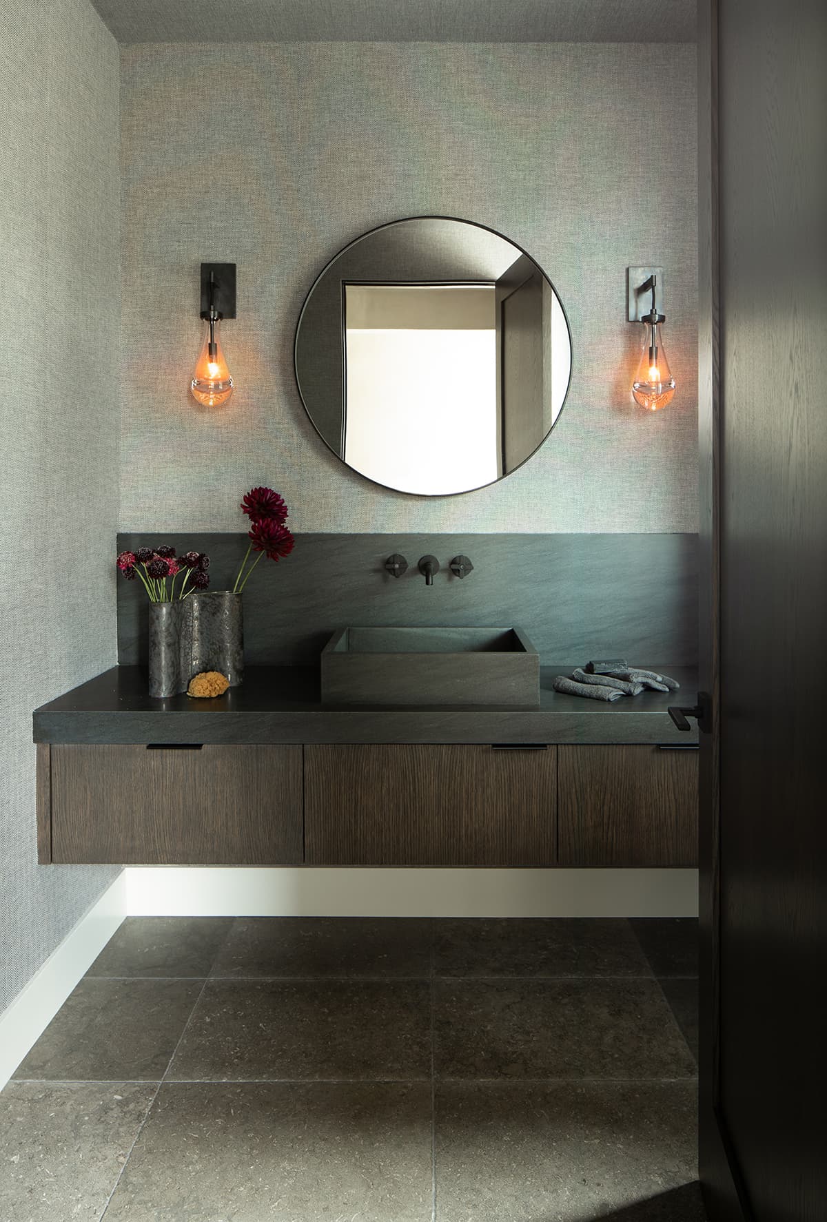 Starfall new home construction interior design project by Nida Risto Interiors in Jackson Wyoming